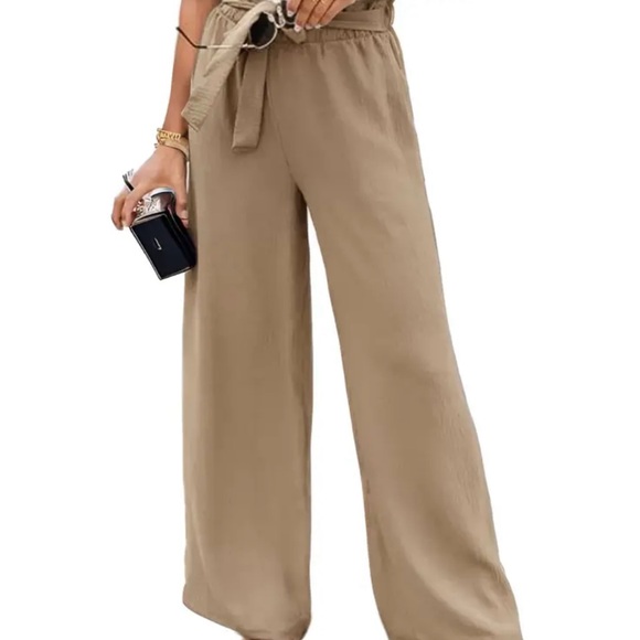 High Rise Elastic Waist Palazzo Pant, Size-Small available - Picture 5 of 5